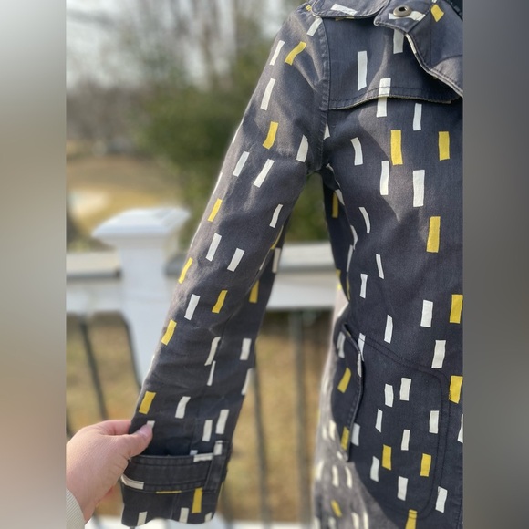 Boden Rainy Day Mac fleece lined jacket - size 2 petite - Picture 3 of 14